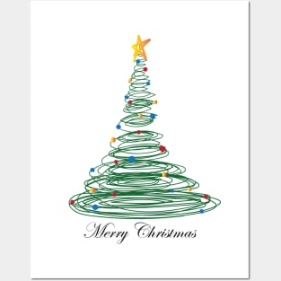 Christmas tree Posters and Art